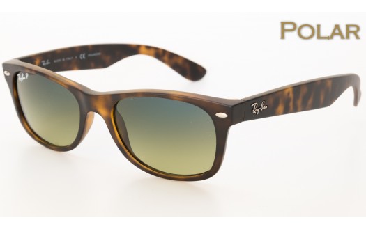 Ray-Ban New Wayfarer Matte Polarised (RB2132 894/76 52mm) saules brilles